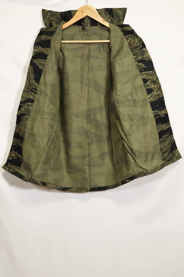 1960年代　ほぼデッドストック　シルバータイガー　タイガーストライプシャツ　US-M　状態良い　中古品