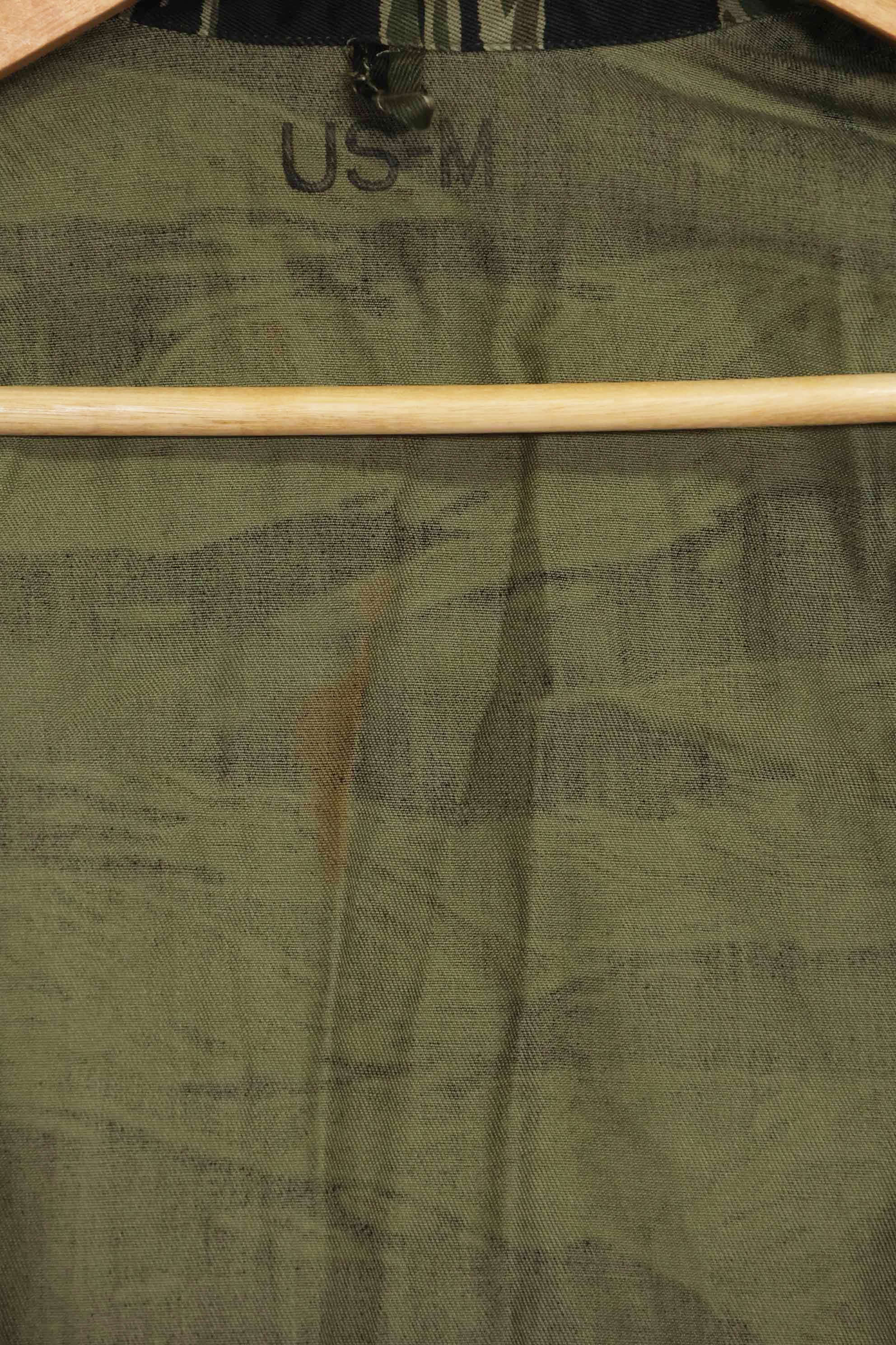 1960年代　ほぼデッドストック　シルバータイガー　タイガーストライプシャツ　US-M　状態良い　中古品