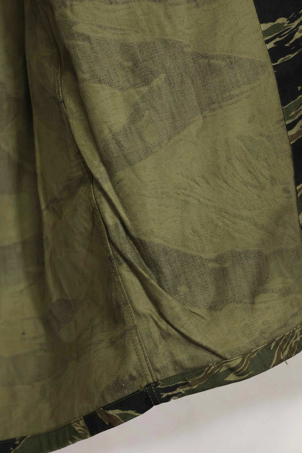 1960年代　ほぼデッドストック　シルバータイガー　タイガーストライプシャツ　US-M　状態良い　中古品