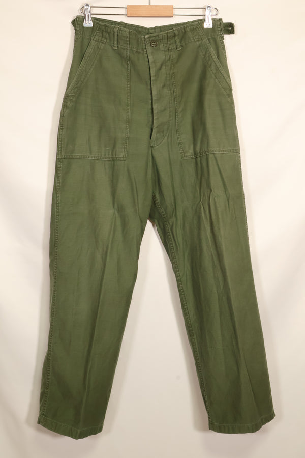 1960年初期ロット　TYPE 1　MEDIUM　 アメリカ軍　OG-107 ユーティリティパンツ　ベイカーパンツ　中古品  F