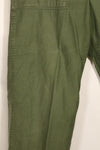 1960年初期ロット　TYPE 1　MEDIUM　 アメリカ軍　OG-107 ユーティリティパンツ　ベイカーパンツ　中古品  F