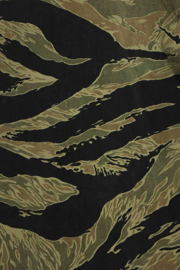 1960年代　ファットタイガー　タイガーストライプ　シャツ　Asian カット　中古品