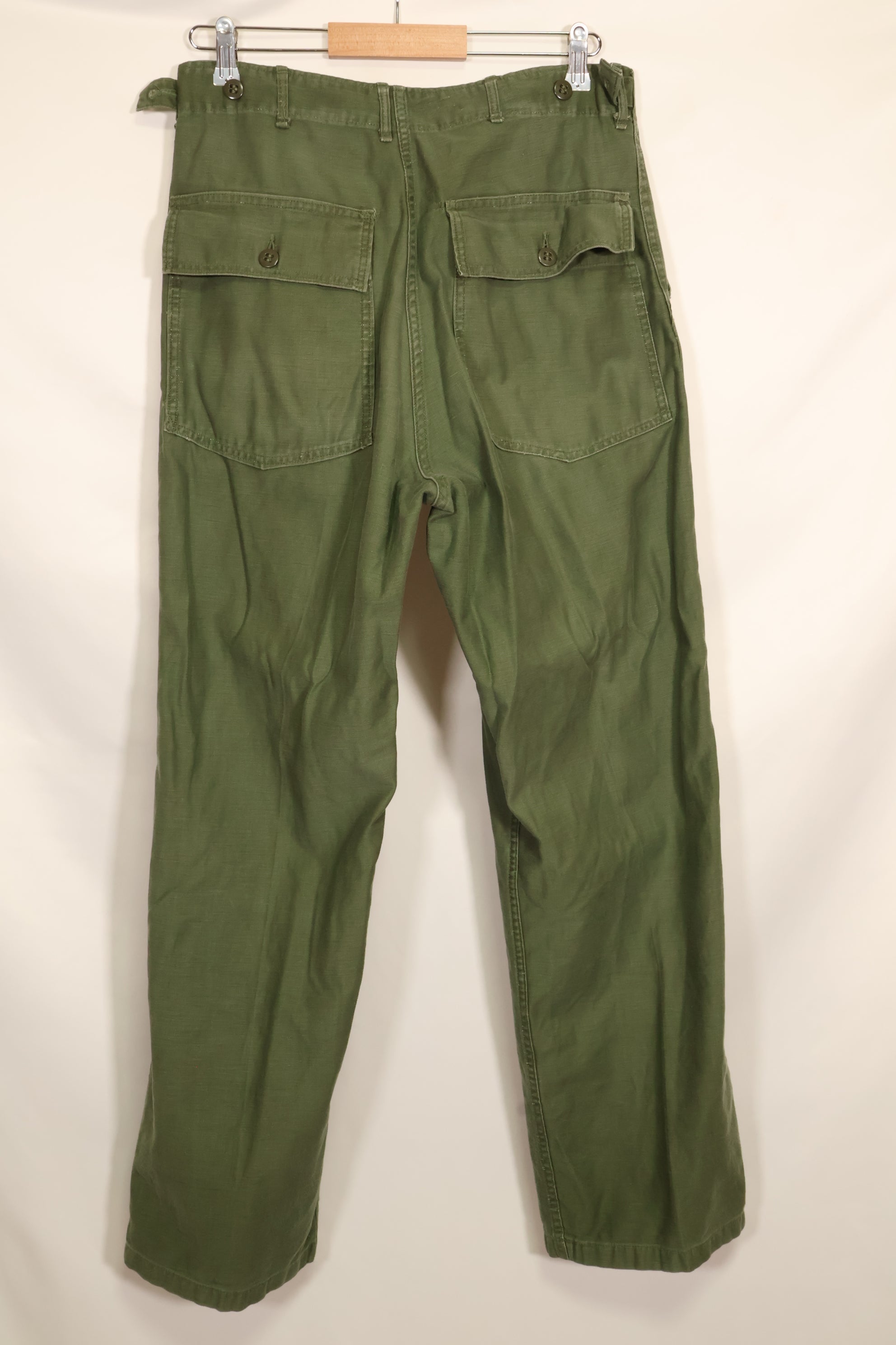 1960年初期ロット　TYPE 1　MEDIUM　 アメリカ軍　OG-107 ユーティリティパンツ　ベイカーパンツ　中古品  F