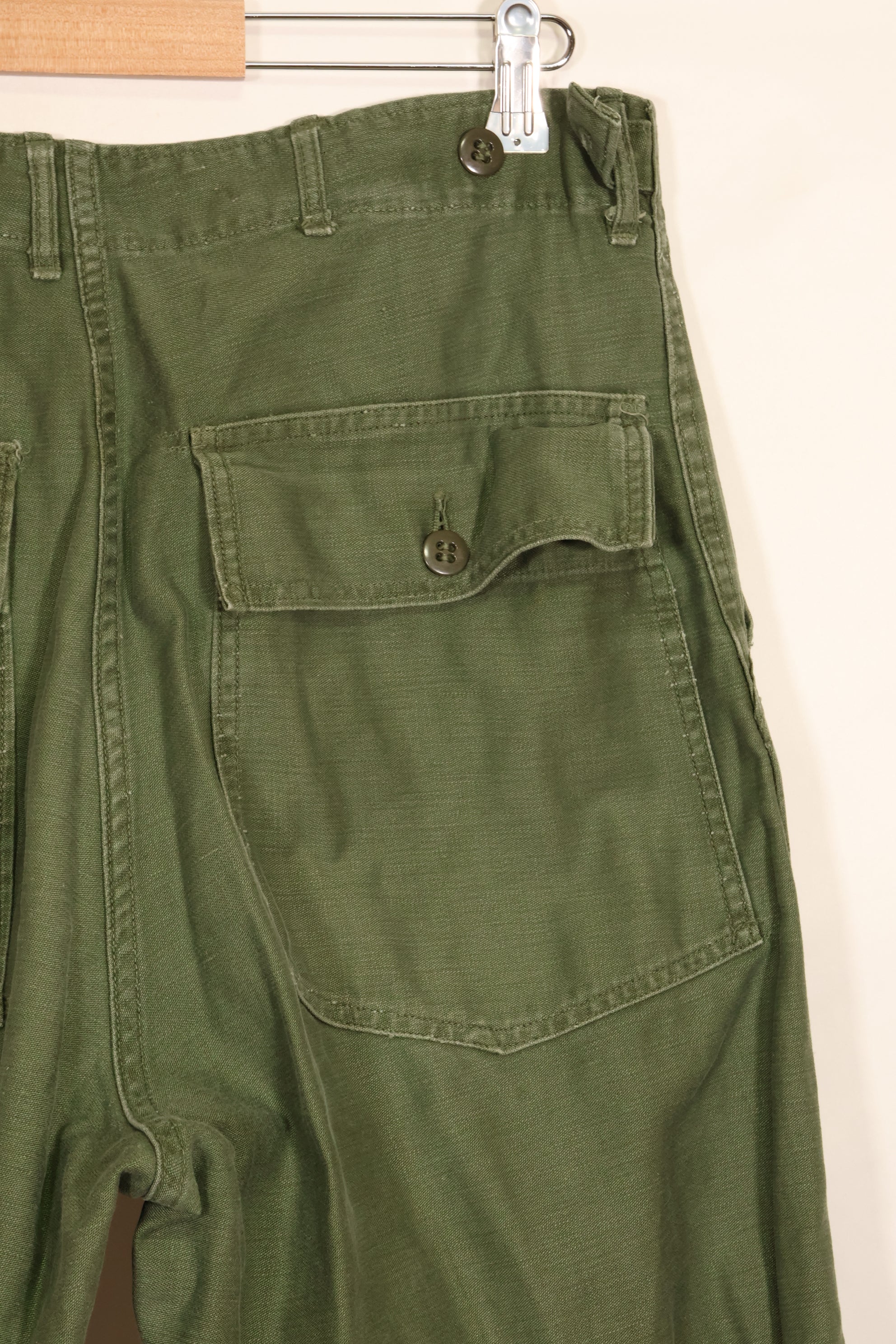 1960年初期ロット　TYPE 1　MEDIUM　 アメリカ軍　OG-107 ユーティリティパンツ　ベイカーパンツ　中古品  F