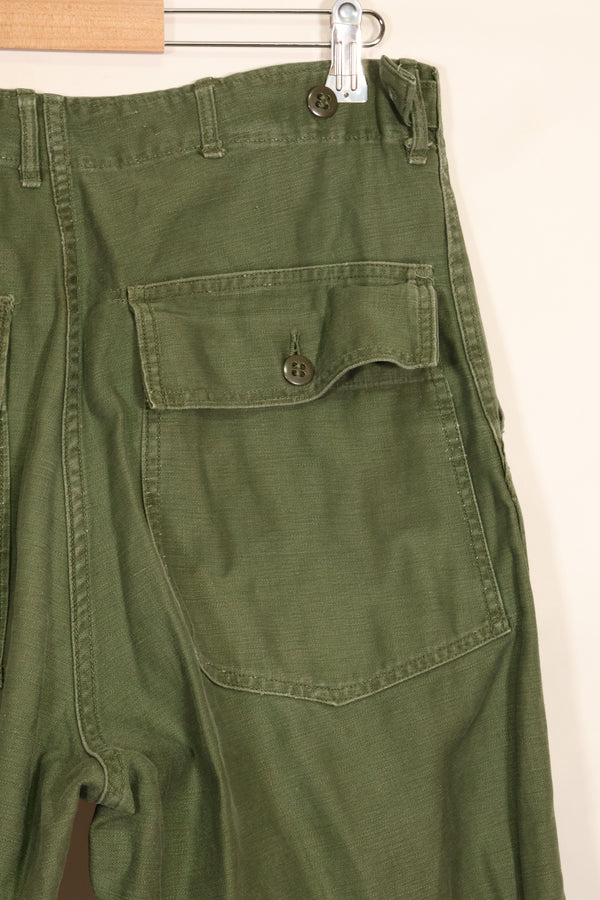 1960年初期ロット　TYPE 1　MEDIUM　 アメリカ軍　OG-107 ユーティリティパンツ　ベイカーパンツ　中古品  F