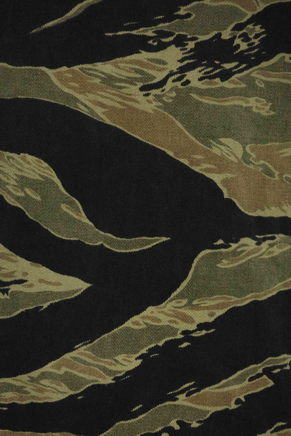 1960年代　ファットタイガー　タイガーストライプ　シャツ　Asian カット　中古品