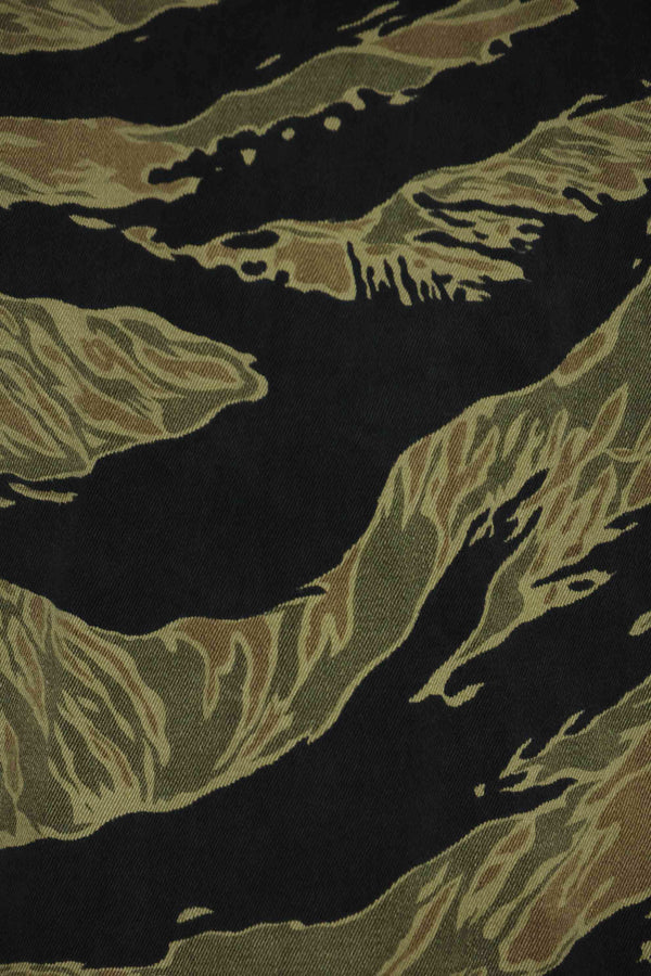 1960年代　ファットタイガー　タイガーストライプ　シャツ　Asian カット　中古品