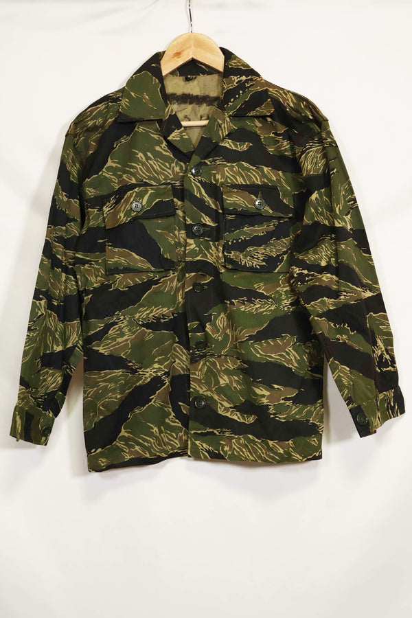 1960年代　デッドストック　沖縄タイガー　タイガーストライプ　シャツ　Asian Cut