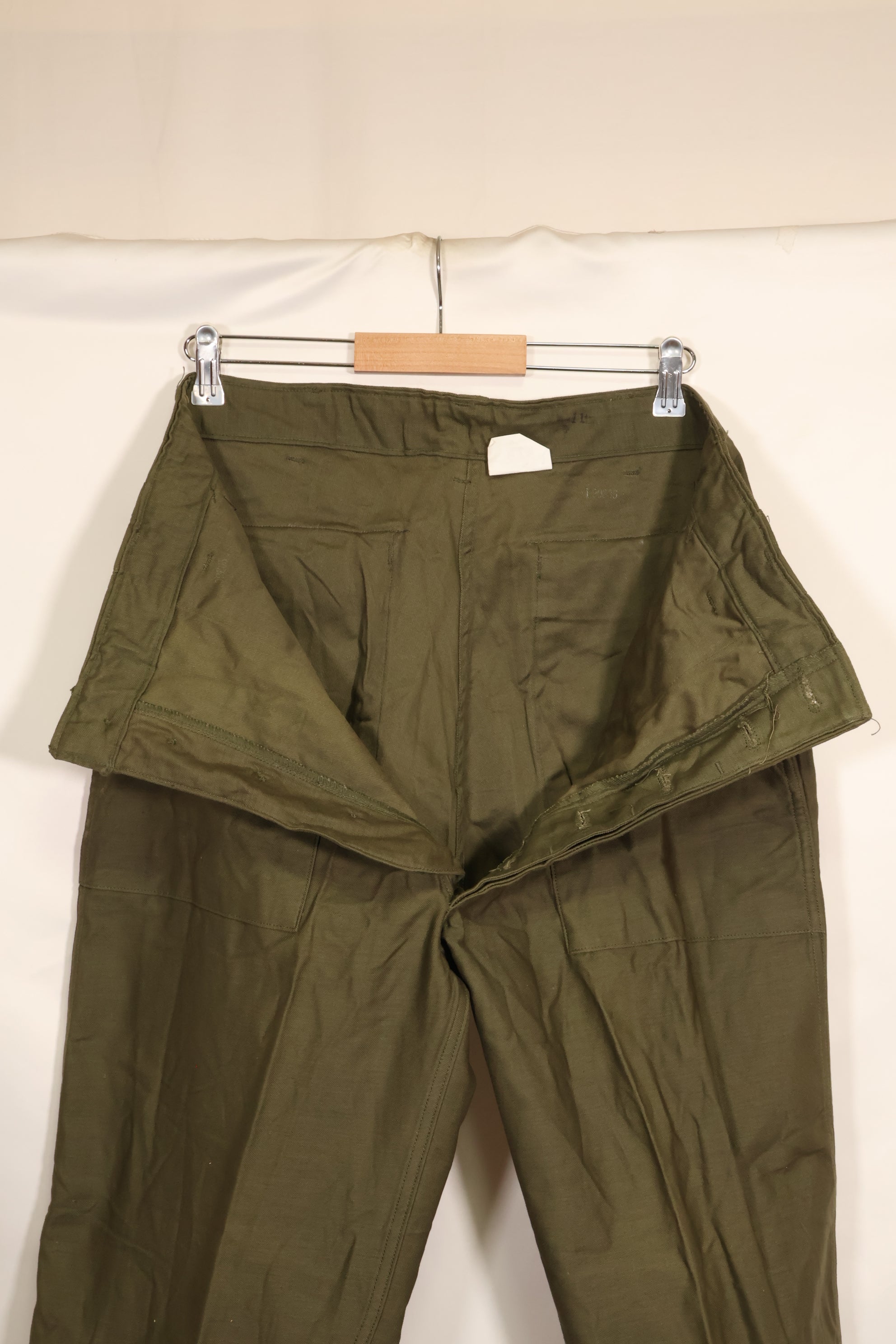 1974年会計　TYPE 3　36 x 31 アメリカ軍　OG-107 ユーティリティパンツ　ベイカーパンツ　中古品