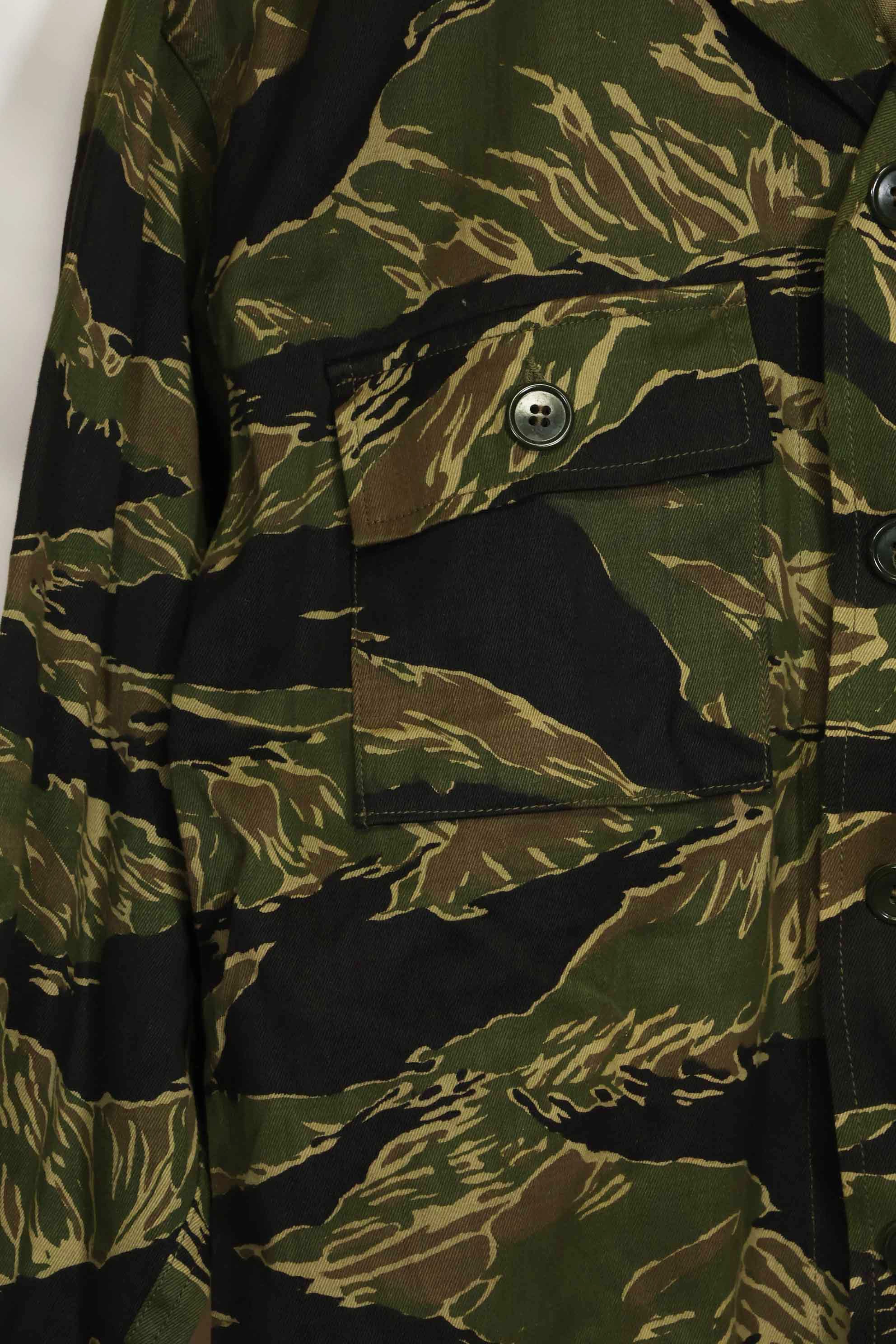 1960年代　デッドストック　沖縄タイガー　タイガーストライプ　シャツ　Asian Cut