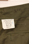 1974年会計　TYPE 3　36 x 31 アメリカ軍　OG-107 ユーティリティパンツ　ベイカーパンツ　中古品