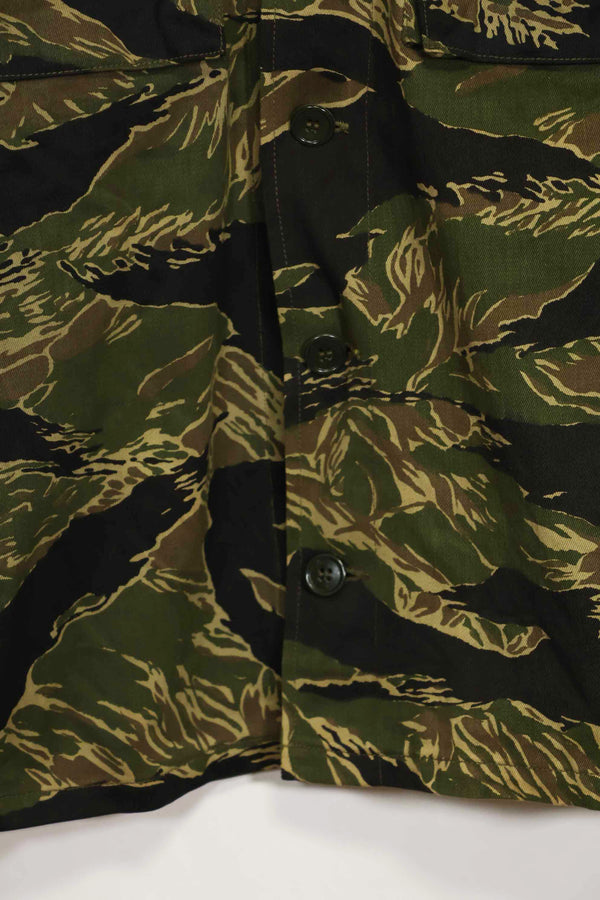 1960年代　デッドストック　沖縄タイガー　タイガーストライプ　シャツ　Asian Cut