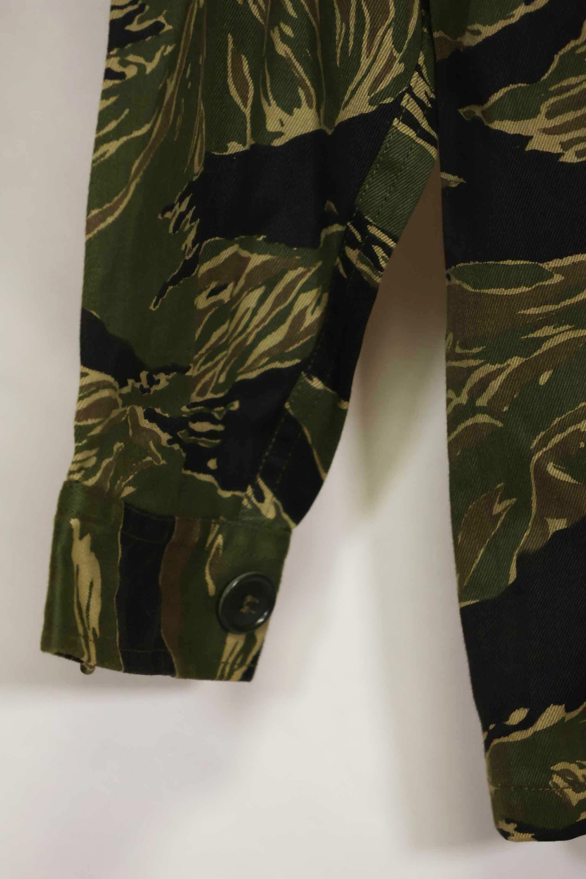 1960年代　デッドストック　沖縄タイガー　タイガーストライプ　シャツ　Asian Cut