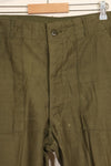 1974年会計　TYPE 3　36 x 31 アメリカ軍　OG-107 ユーティリティパンツ　ベイカーパンツ　中古品 B