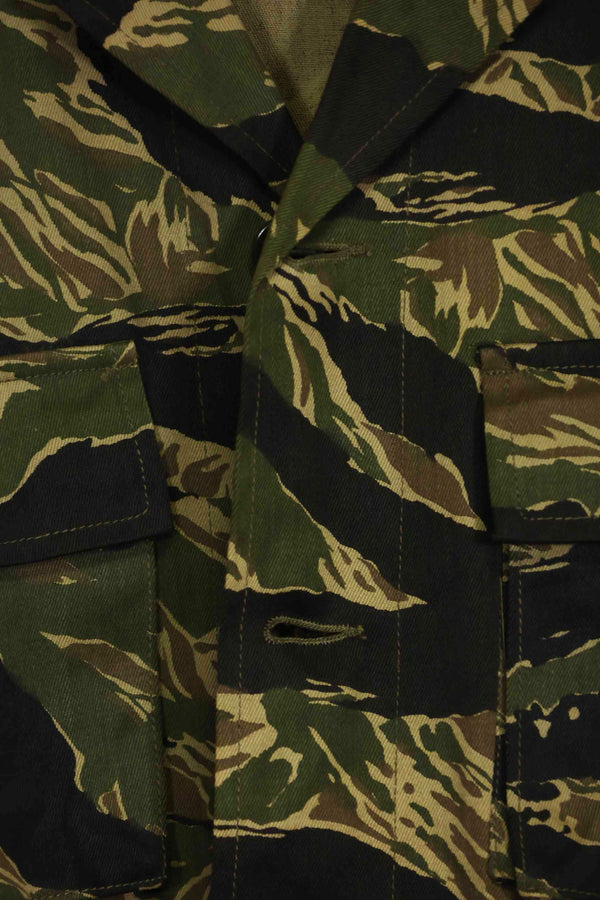 1960年代　デッドストック　沖縄タイガー　タイガーストライプ　シャツ　Asian Cut