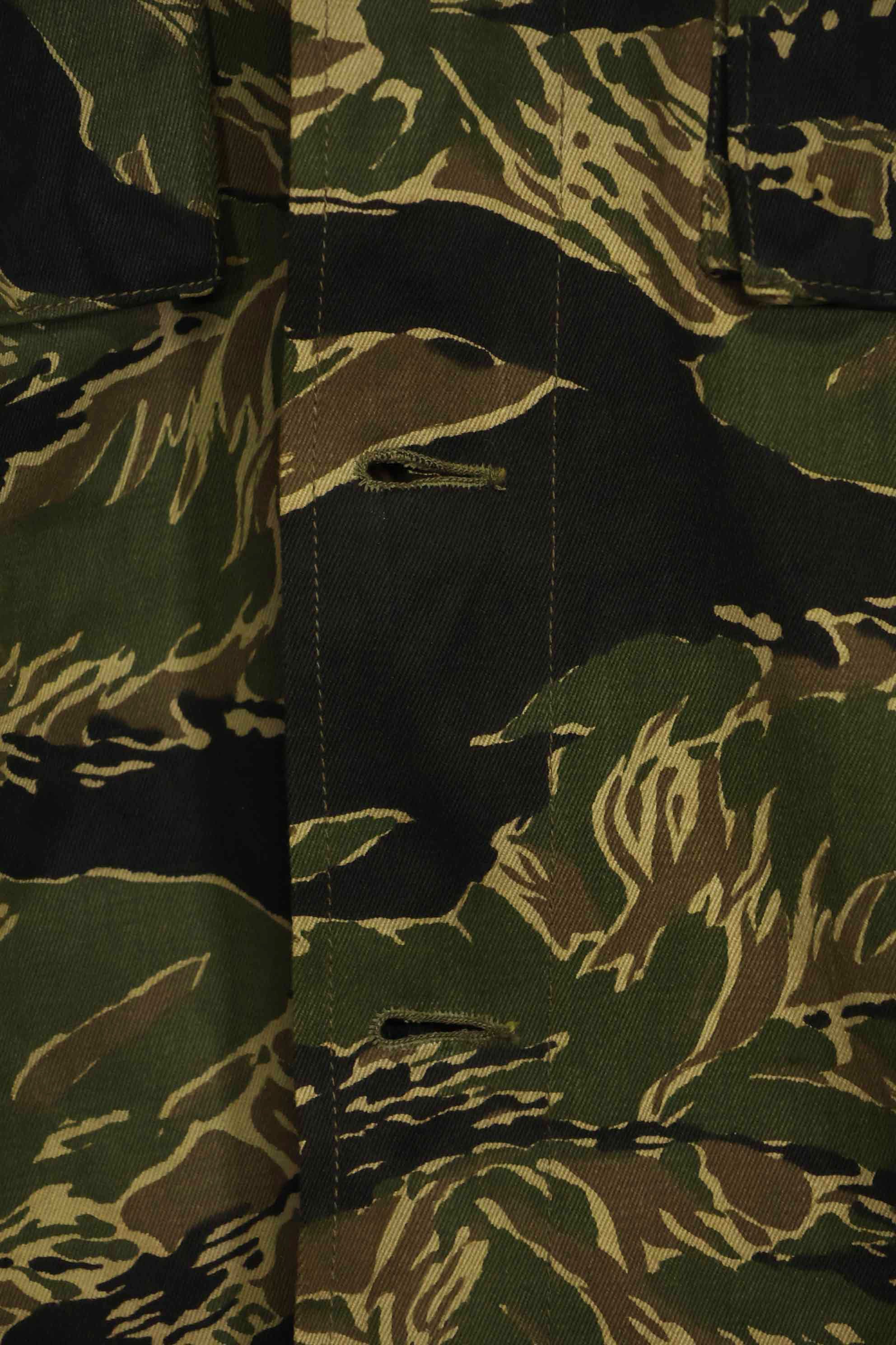 1960年代　デッドストック　沖縄タイガー　タイガーストライプ　シャツ　Asian Cut