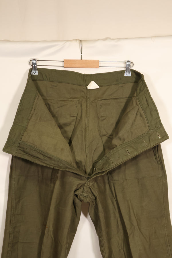 1974年会計　TYPE 3　36 x 31 アメリカ軍　OG-107 ユーティリティパンツ　ベイカーパンツ　中古品 B