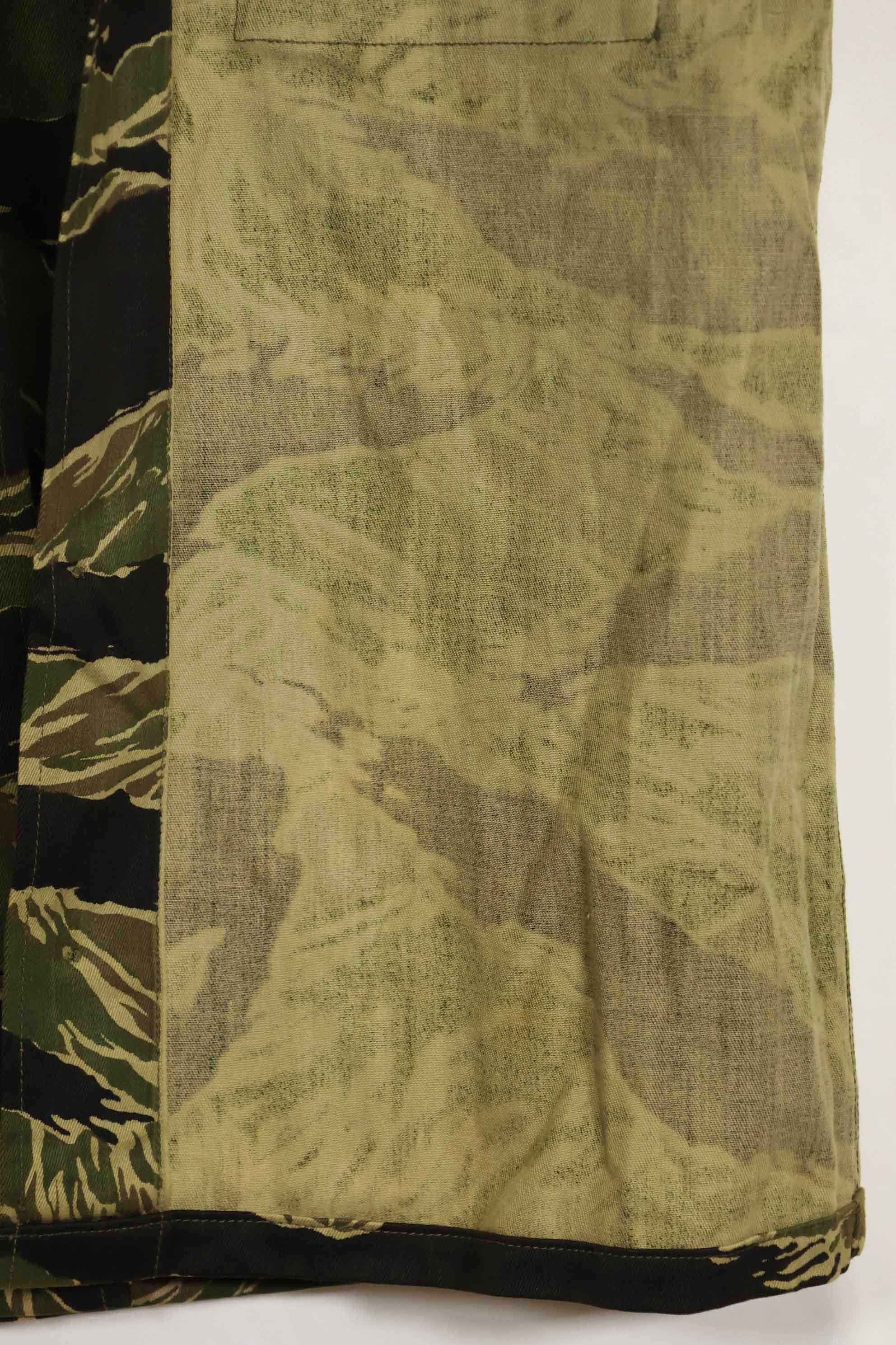 1960年代　デッドストック　沖縄タイガー　タイガーストライプ　シャツ　Asian Cut