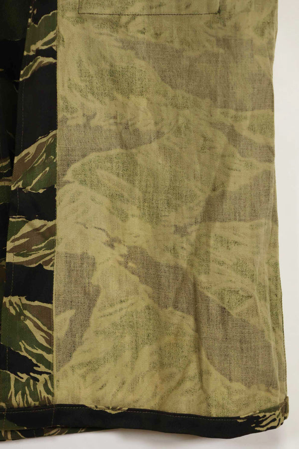 1960年代　デッドストック　沖縄タイガー　タイガーストライプ　シャツ　Asian Cut