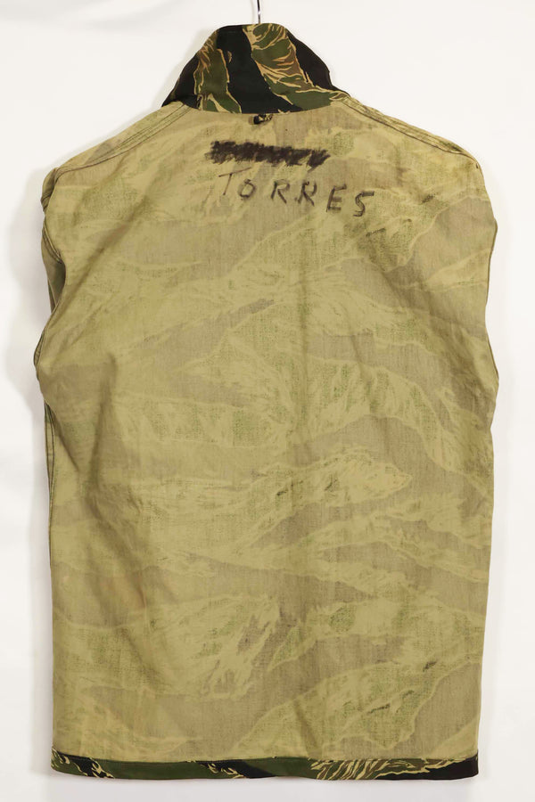 1960年代　デッドストック　沖縄タイガー　タイガーストライプ　シャツ　Asian Cut