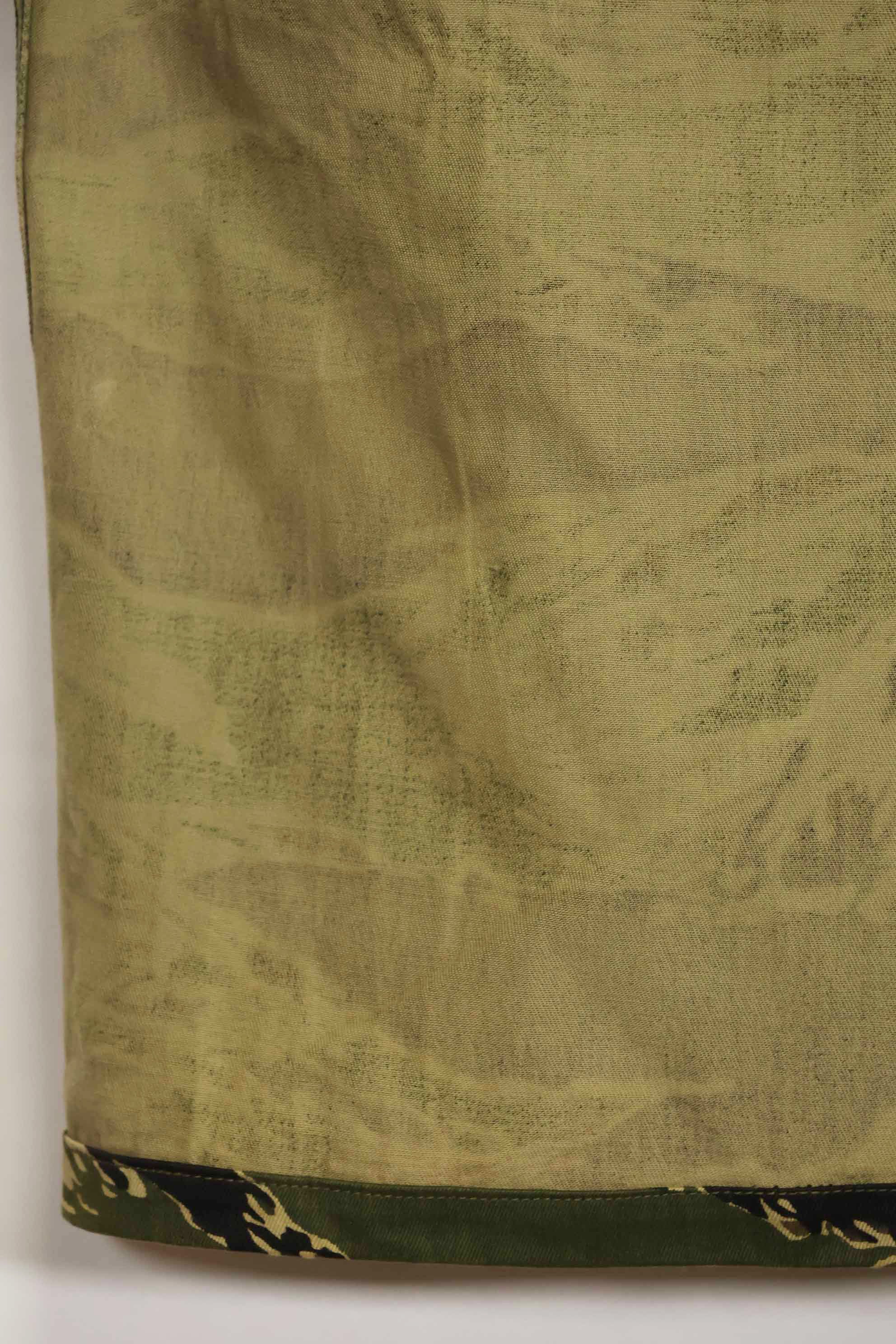 1960年代　デッドストック　沖縄タイガー　タイガーストライプ　シャツ　Asian Cut