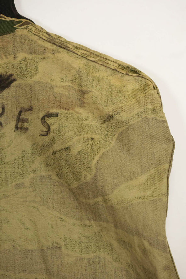 1960年代　デッドストック　沖縄タイガー　タイガーストライプ　シャツ　Asian Cut