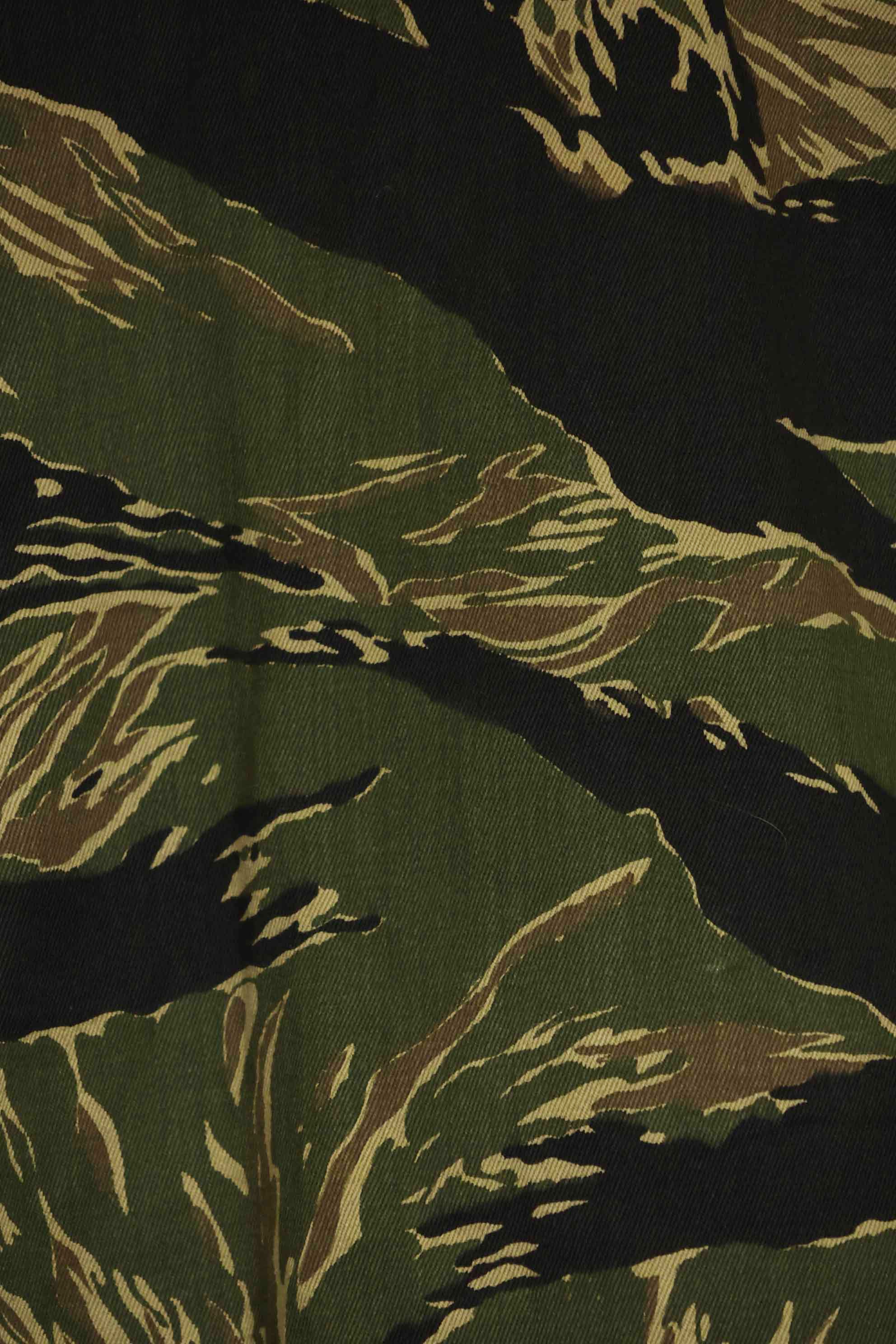 1960年代　デッドストック　沖縄タイガー　タイガーストライプ　シャツ　Asian Cut