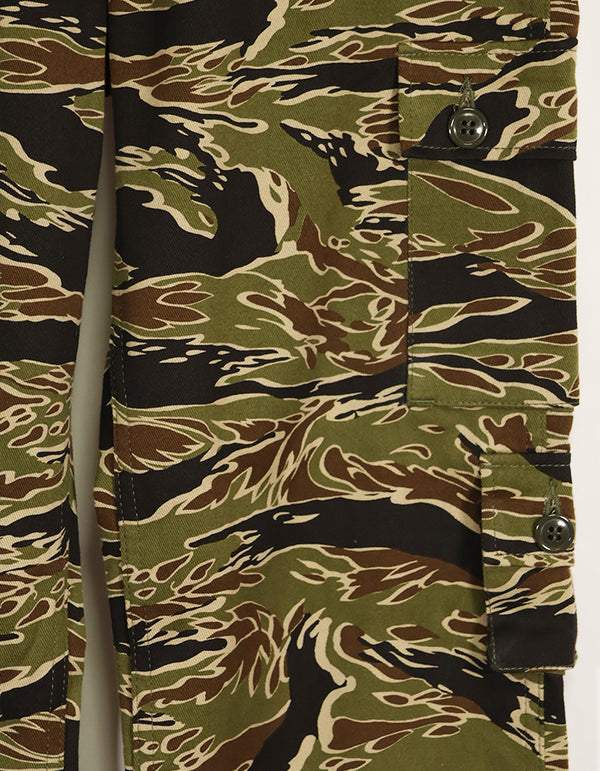 【2024年7月初旬納品予定】 MILITARIA 1911 Reproduced Early Gold Tiger Stripe Pants US-Cutin