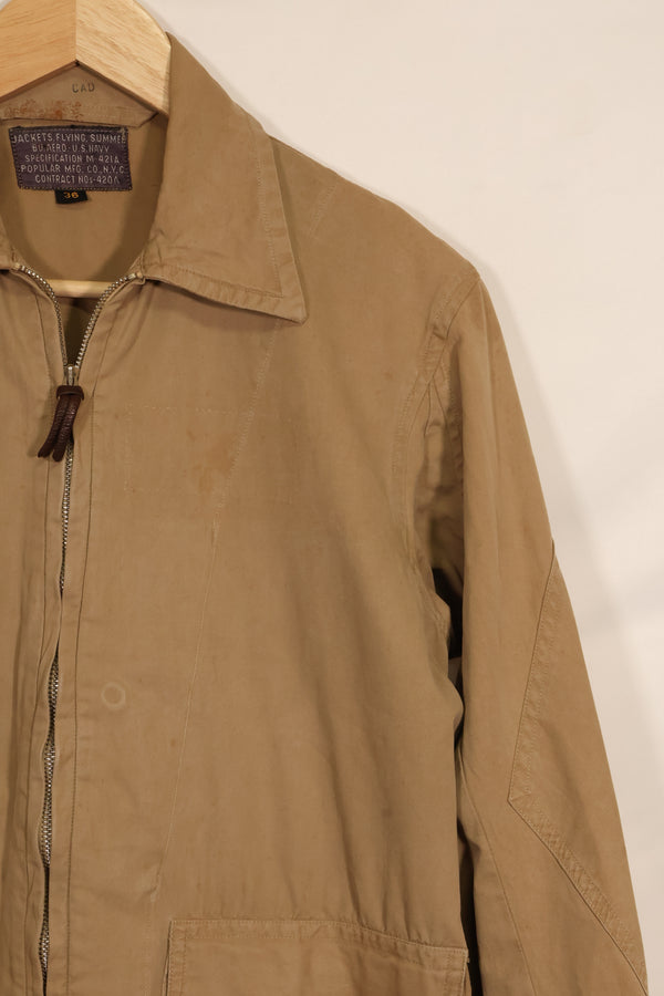 1940年代前半　アメリカ海軍　M421-a　夏用　フライトジャケット　中古品