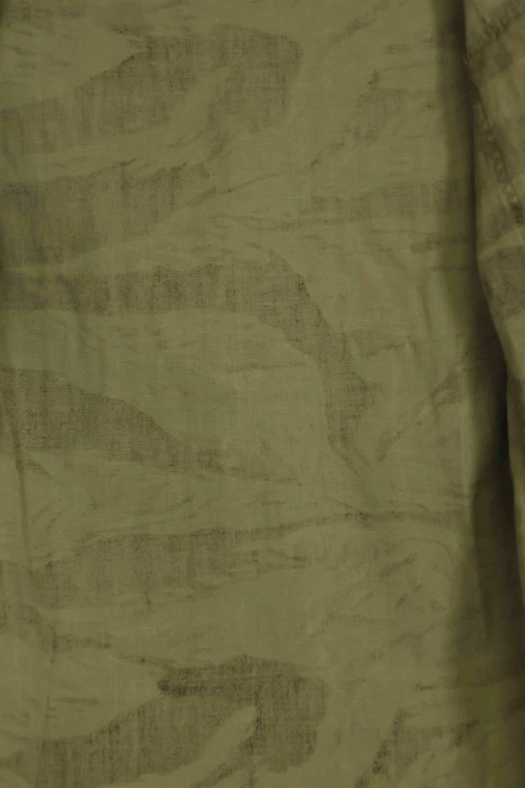 1960年代　クラシックパターン　タイガーストライプ　シャツ　Asian Cut 中古品