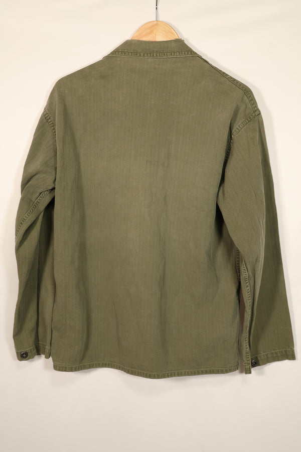 実物　アメリカ海軍　USN　M41 HBT ユーティリティジャケット　中古品