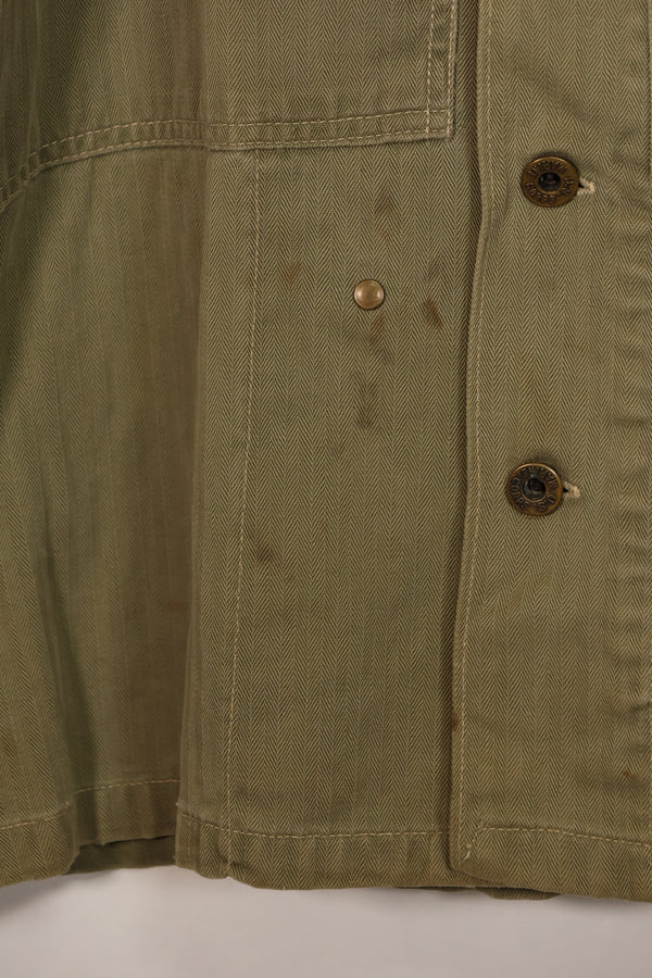 実物　アメリカ海兵隊　USMC M44　HBT　ユーティリティジャケット　中古品