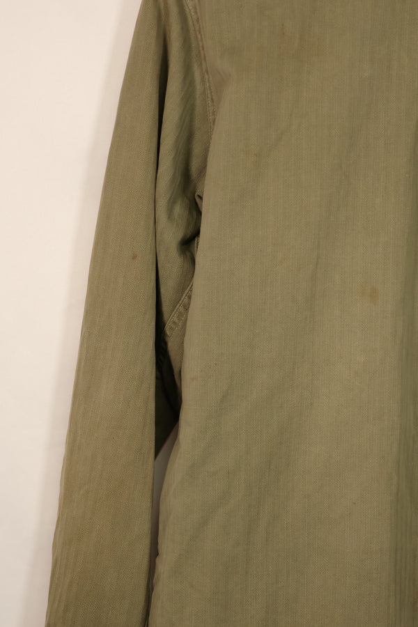 実物　アメリカ海兵隊　USMC M44　HBT　ユーティリティジャケット　中古品