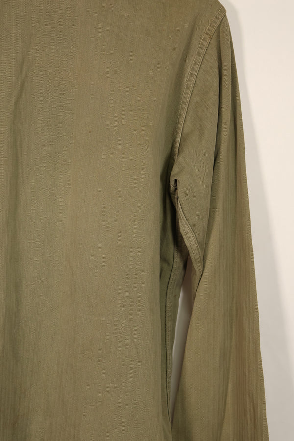 実物　アメリカ海兵隊　USMC M44　HBT　ユーティリティジャケット　中古品