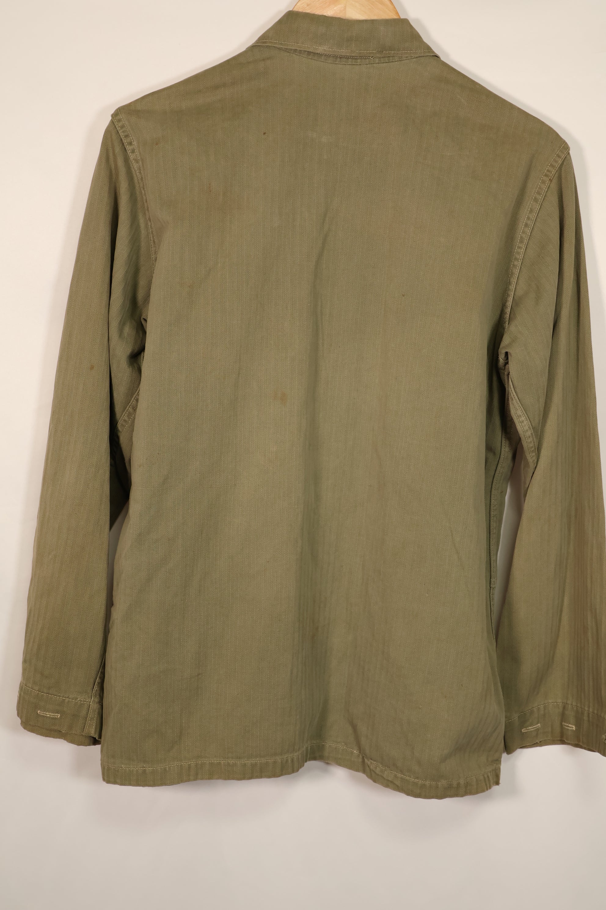 実物　アメリカ海兵隊　USMC M44　HBT　ユーティリティジャケット　中古品