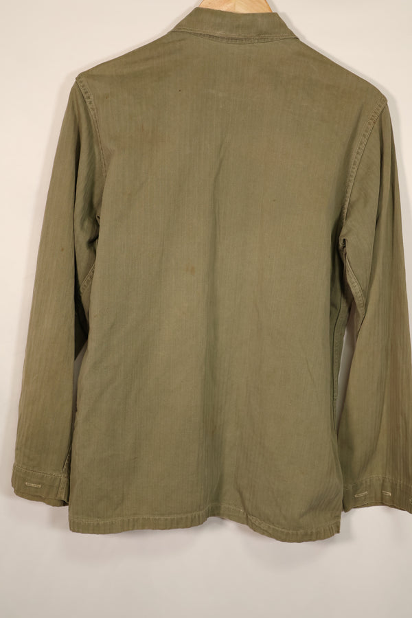 実物　アメリカ海兵隊　USMC M44　HBT　ユーティリティジャケット　中古品