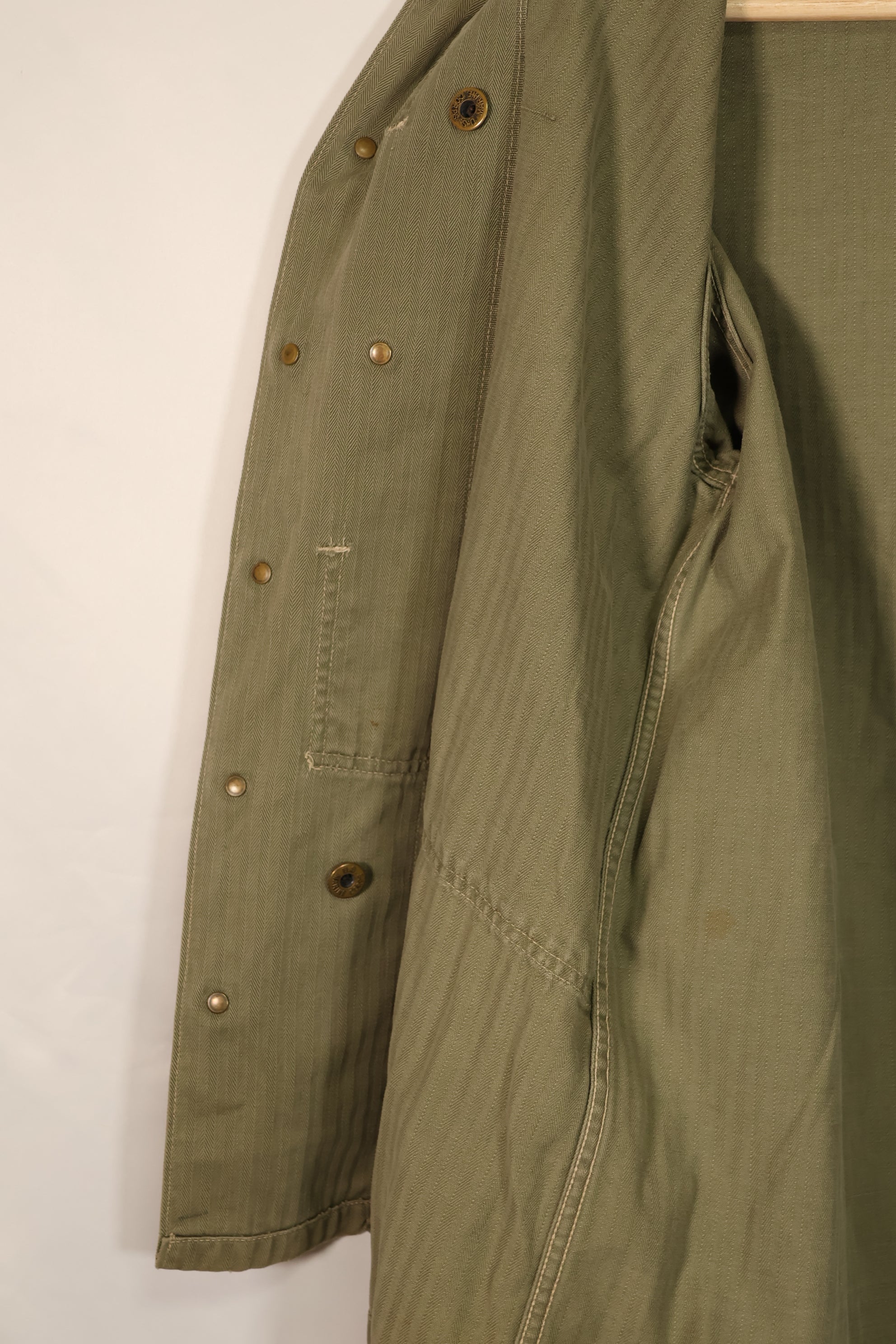 実物　アメリカ海兵隊　USMC M44　HBT　ユーティリティジャケット　中古品