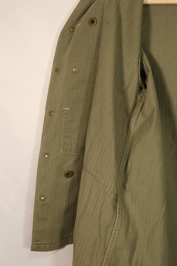 実物　アメリカ海兵隊　USMC M44　HBT　ユーティリティジャケット　中古品