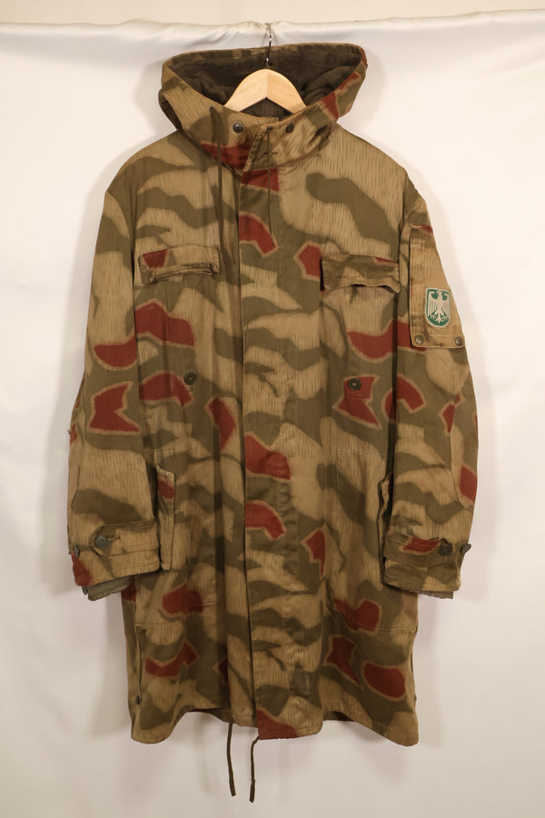1960年代〜70年代　西ドイツ　BGS　タン&ウォーター迷彩　フィールドパーカー　ライナー付　中古品