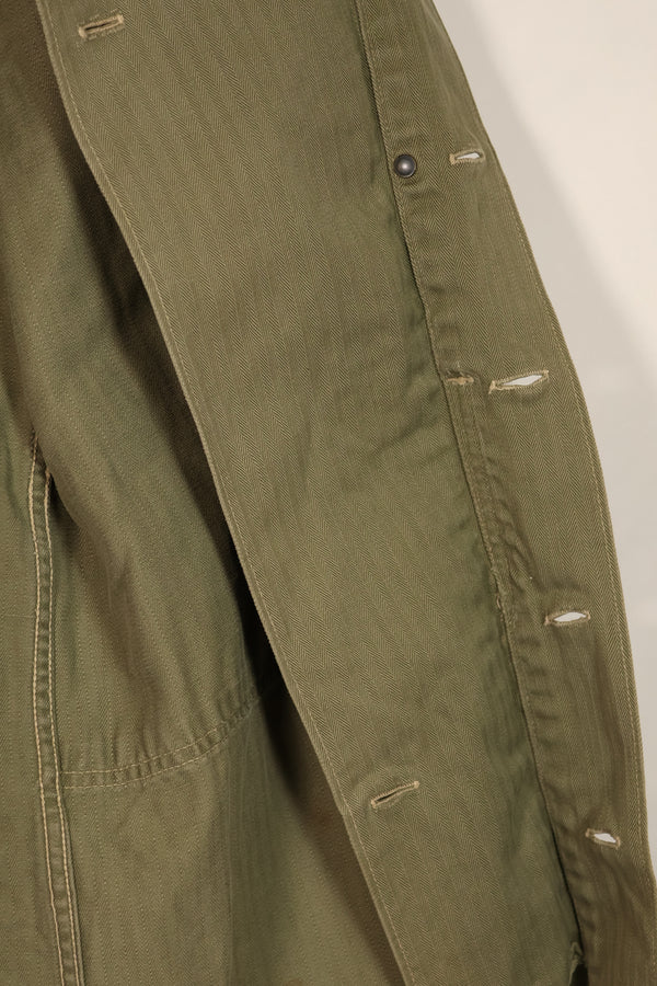 実物　アメリカ海兵隊　USMC M44　HBT　ユーティリティジャケット　中古品