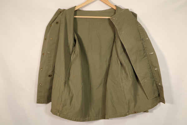 実物　アメリカ海兵隊　USMC M44　HBT　ユーティリティジャケット　中古品