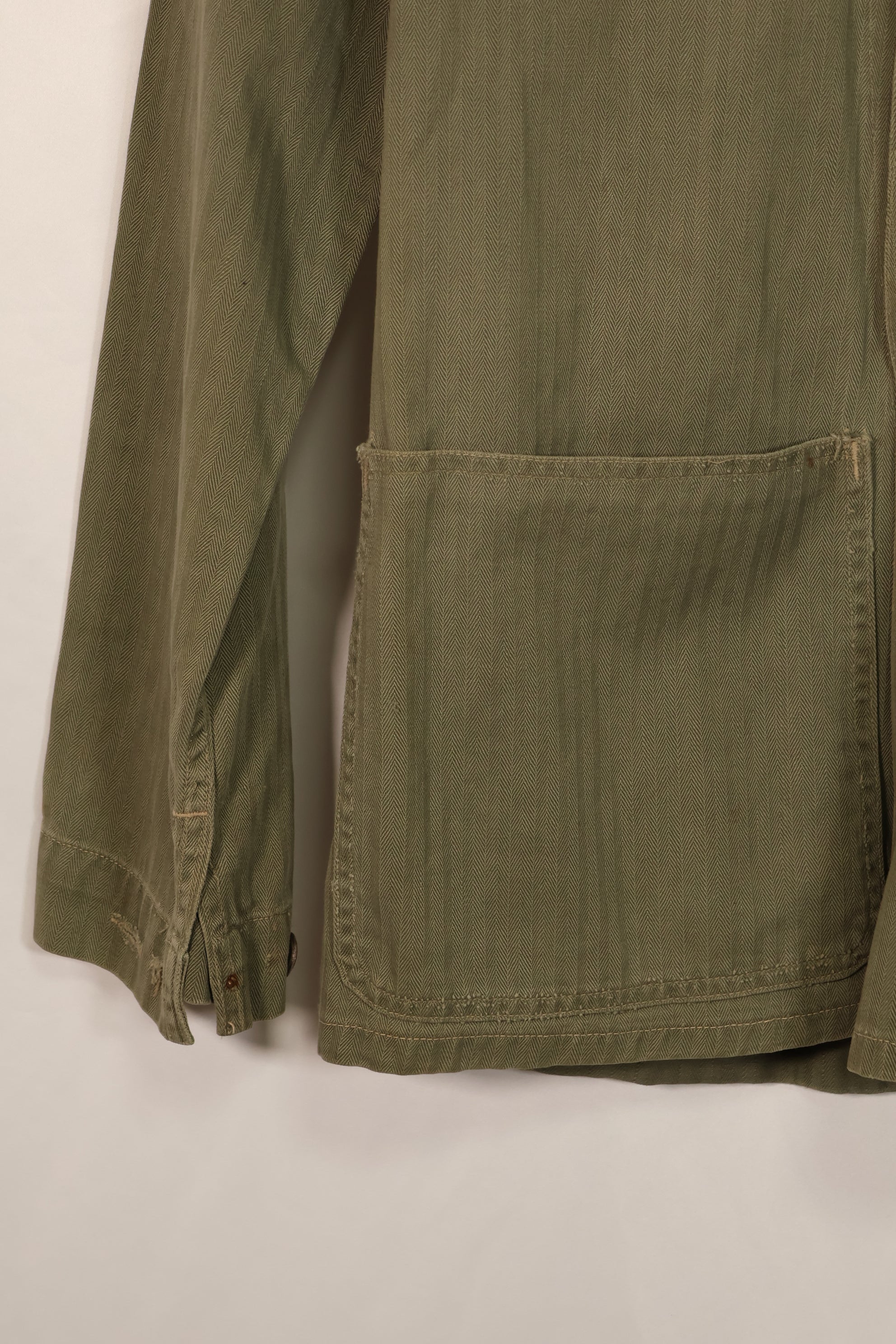 実物　アメリカ海兵隊　USMC M41　HBT ユーティリティジャケット　中古品　A