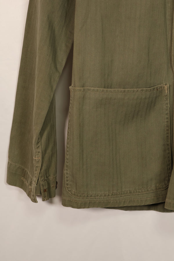 実物　アメリカ海兵隊　USMC M41　HBT ユーティリティジャケット　中古品　A