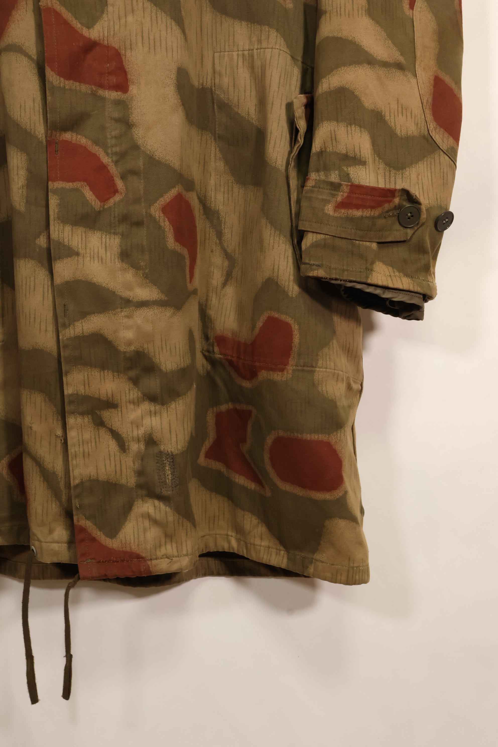 1960年代〜70年代　西ドイツ　BGS　タン&ウォーター迷彩　フィールドパーカー　ライナー付　中古品