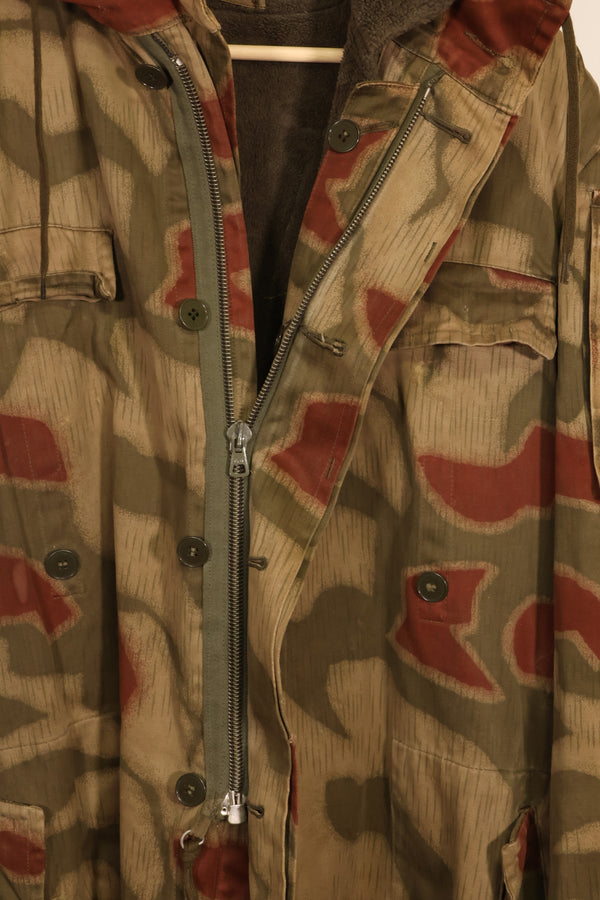 1960年代〜70年代　西ドイツ　BGS　タン&ウォーター迷彩　フィールドパーカー　ライナー付　中古品