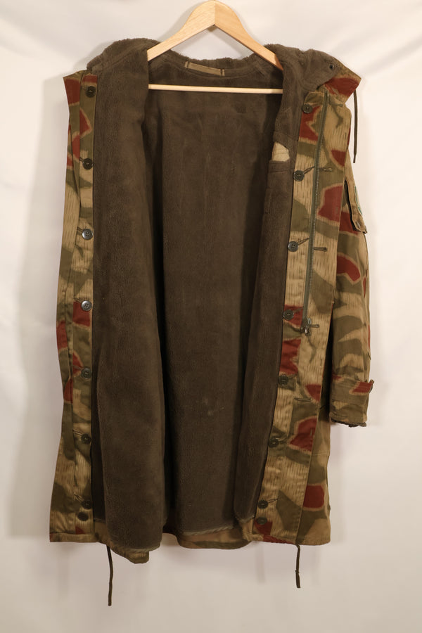 1960年代〜70年代　西ドイツ　BGS　タン&ウォーター迷彩　フィールドパーカー　ライナー付　中古品