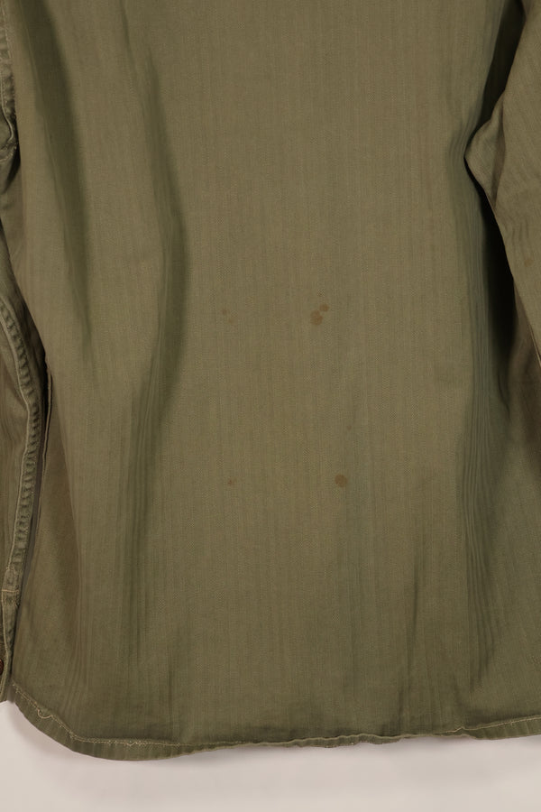 実物　アメリカ海兵隊　USMC M41　HBT ユーティリティジャケット　中古品　A