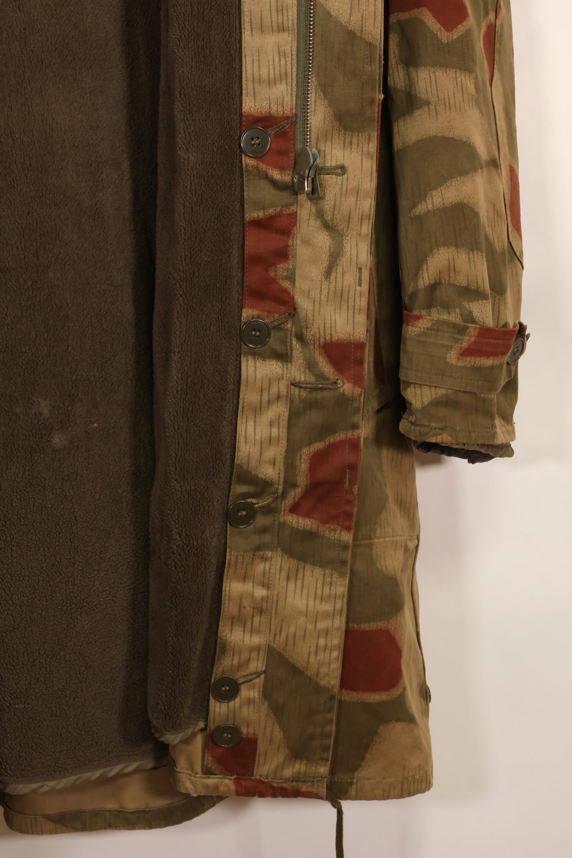 1960年代〜70年代　西ドイツ　BGS　タン&ウォーター迷彩　フィールドパーカー　ライナー付　中古品