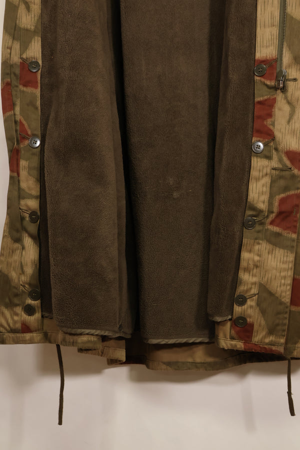 1960年代〜70年代　西ドイツ　BGS　タン&ウォーター迷彩　フィールドパーカー　ライナー付　中古品