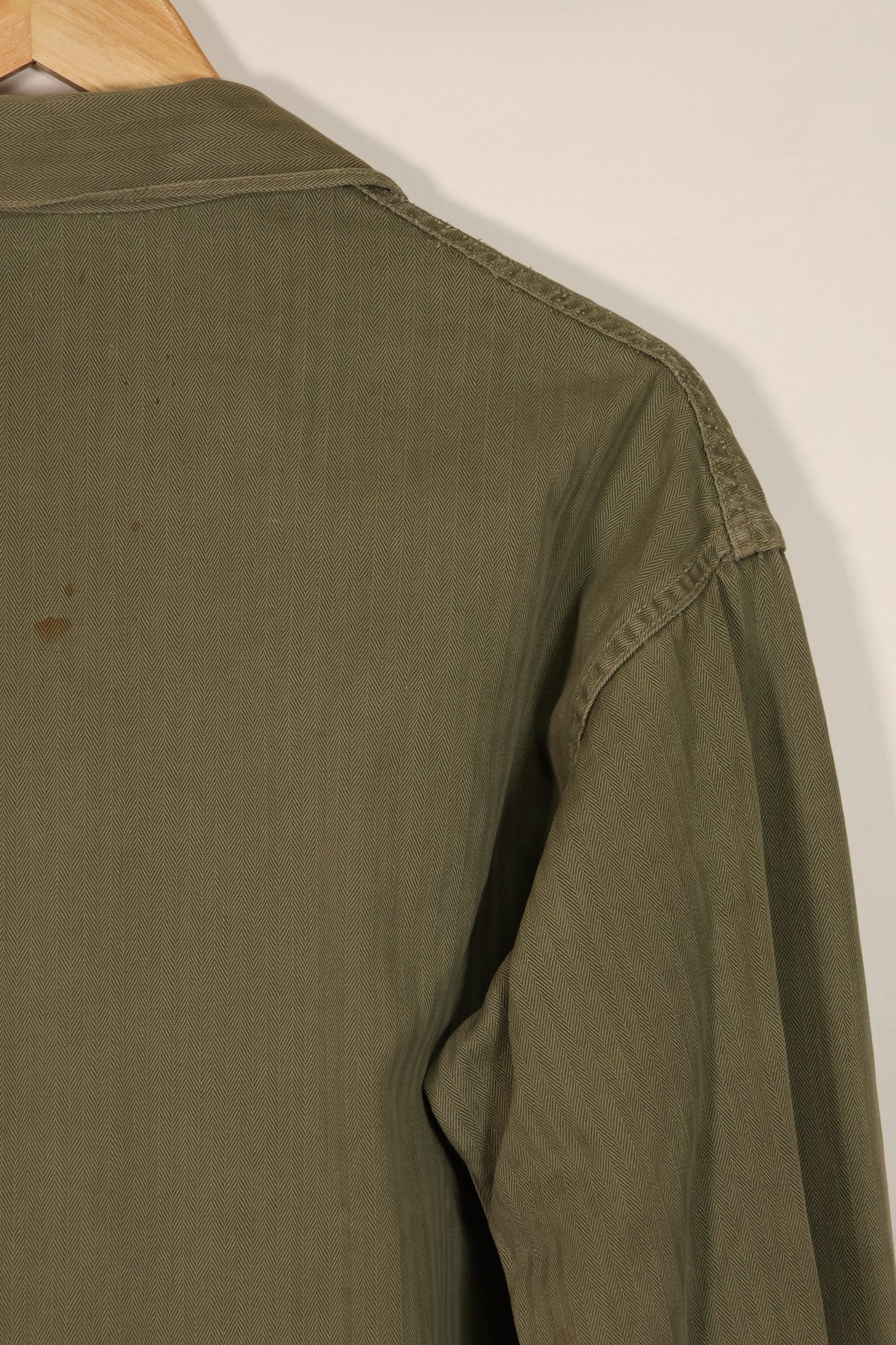 実物　アメリカ海兵隊　USMC M41　HBT ユーティリティジャケット　中古品　A